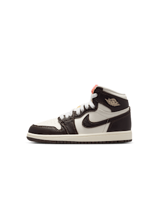 Little Kids' Jordan 1 High OG 'Baroque Brown and Sail' (FD2597-200)