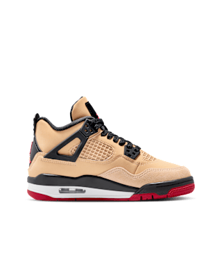 Fecha de lanzamiento del Air Jordan 4 "Sesame and Black" para niños grandes (IH2094-200)