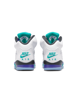 Big Kids' Air Jordan 5 'Grape' (HQ7980-100)