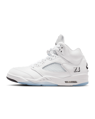 Fecha de lanzamiento de los Air Jordan 5 Retro OG "White and Metallic Silver" (HQ7978-103)