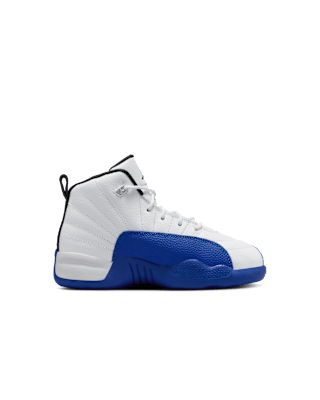 Little Kids' Jordan 12 'White & Game Royal' (151186-140)
