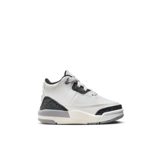 วันเปิดตัว Air Jordan 3 Retro "Cement Grey" เด็กวัยหัดเดิน (DM0968-106)