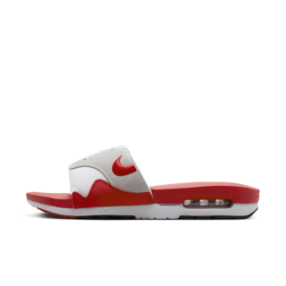 Air Max 1 拖鞋 'White and University Red' (DH0295-103) 系列發售日期