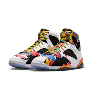 【NIKE公式】エア ジョーダン 7 レトロ "Miró" 'White and Multi-Color' (IQ6573-100) 発売日