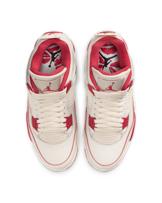 Women's Air Jordan 4 'Pale Ivory and Tough Red' (HV0823-108) Release Date