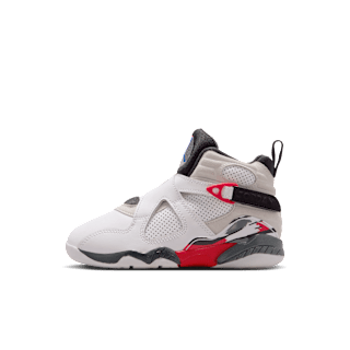 Little Kids' Jordan 8 'White and True Red' (305369-100)