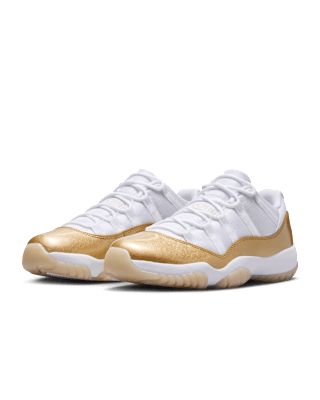 Women's Air Jordan 11 Low "Mother's Day" 'White and Metallic Gold' (AH7860-102) Release Date