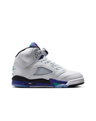 Big Kids' Air Jordan 5 'Grape' (HQ7980-100)
