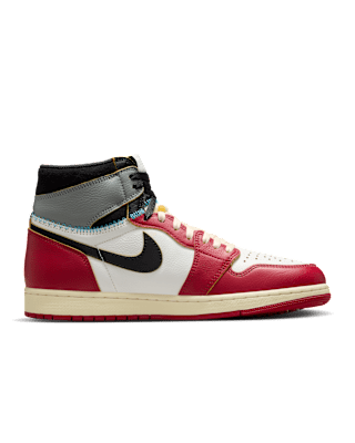 Releasedatum för Air Jordan 1 x UNION "Varsity Red and Shadow Grey" (HV8563-600)
