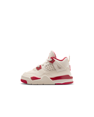 Toddler Jordan 4 'Pale Ivory and Tough Red' (HV4384-108)