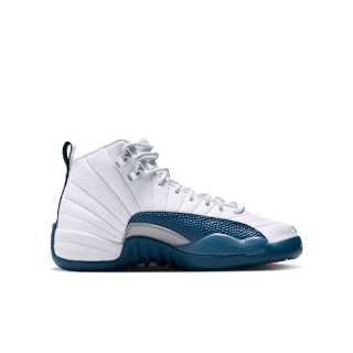 Big Kids' Air Jordan 12 'French Blue and White' (153265-114)