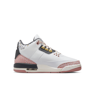 Fecha de lanzamiento del Air Jordan 3 "Vintage Floral" para niños grandes (441140-100)