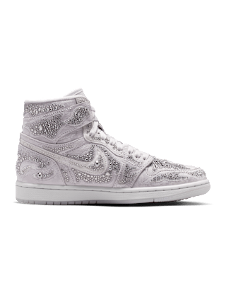 【NIKE公式】レディース エア ジョーダン 1 HIGH OG Swarovski®クリスタル 'Vast Grey' (HF6248-002) 発売日