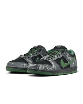 Fecha de lanzamiento de los Nike SB Dunk Low Pro x There "Anthracite and Gorge Green" (HF7743-001)