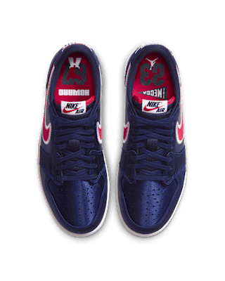 Fecha de lanzamiento de los Air Jordan 1 Low OG "Howard" "College Navy and University Red" (IM5757-400)