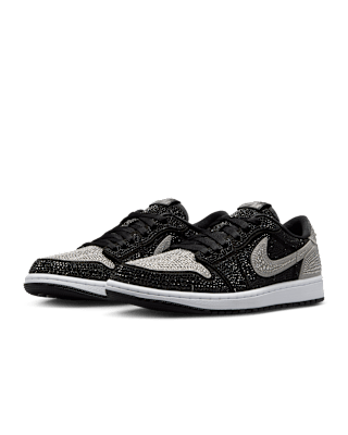 【NIKE公式】ウィメンズ エア ジョーダン 1 LOW OG Swarovski® 'Crystal' (HM9208-001 / W AJ1 RETRO LOW OG SWAROVSKI)