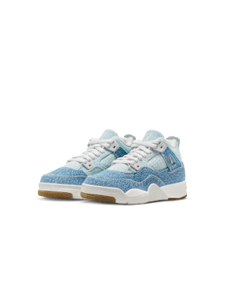 Little Kids' Jordan 4 'Worn Blue' (IB6715-100)