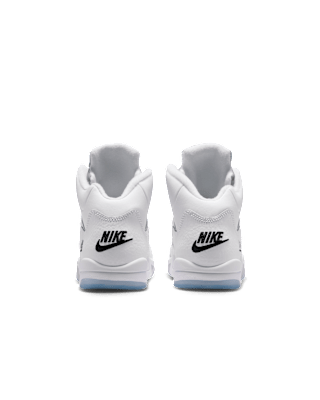 Little Kids' Jordan 5 Retro 'White and Metallic Silver' Release Date