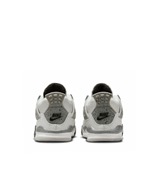 IB4388-100 Toddler Jordan 4 'White Cement'