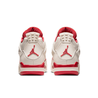 Women's Air Jordan 4 'Pale Ivory and Tough Red' (HV0823-108)