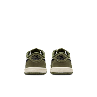 Toddler Jordan 1 Low 'Medium Olive and Summit White' (HQ6997-200)