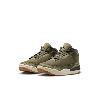 Little Kids' Jordan 3 'Medium Olive' (DM0966-202)