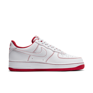 【NIKE公式】エア フォース 1 '07 ステッチ 'Radiant Red' (CV1724-100 / AF 1 '07)