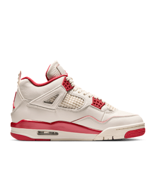 Women's Air Jordan 4 'Pale Ivory and Tough Red' (HV0823-108) Release Date