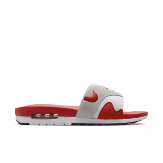 Air Max 1 拖鞋 'White and University Red' (DH0295-103) 系列發售日期
