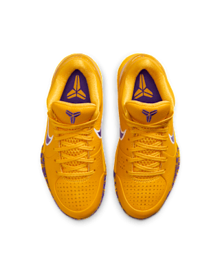 Fecha de lanzamiento de los Kobe 4 "Draft Pack" "University Gold and Fierce Purple" para niños grandes (IQ4109-700)