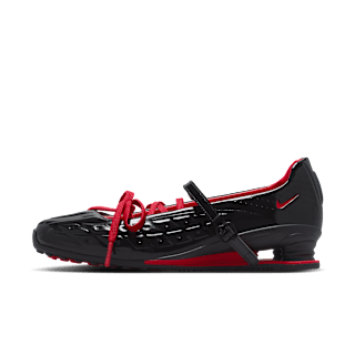 Women's Shox Z Calistra x LABELHOOD 'Black and University Red' (IW7881-001) Release Date 