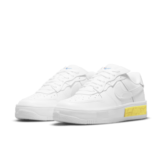 【NIKE公式】レディース エア フォース 1 フォンタンカ 'White Yellow' (DA7024-101 / W AF 1 FONTANKA)