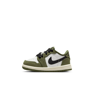 Toddler Jordan 1 Low 'Medium Olive and Summit White' Release Date