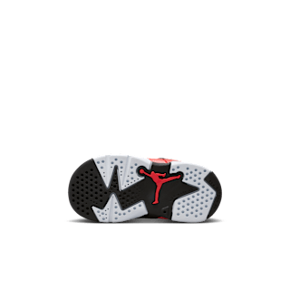 Toddler Jordan 6 Retro 'Infrared Salesman' Black and Light Crimson Release Date