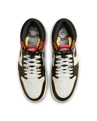 Fecha de lanzamiento de las Air Jordan 1 x Union x Fragment "Black and Varsity Red" (IO7847-002)