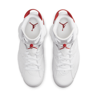 วันเปิดตัว Air Jordan 6 "White and University Red" (CT8529-162)