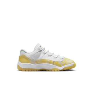 Younger Kids' Jordan 11 'Yellow Snakeskin' (580522-107)