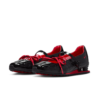 Women's Shox Z Calistra x LABELHOOD 'Black and University Red' (IW7881-001) Release Date 