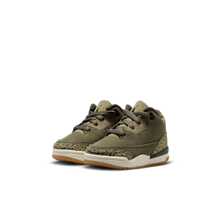 Toddler Jordan 3 'Medium Olive' (DM0968-202)