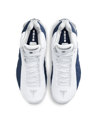 Nike Shox BB4 'White and Midnight Navy (Release Date)