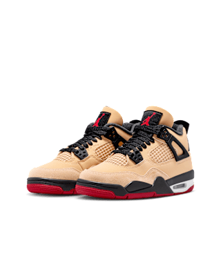 Fecha de lanzamiento del Air Jordan 4 "Sesame and Black" para niños grandes (IH2094-200)