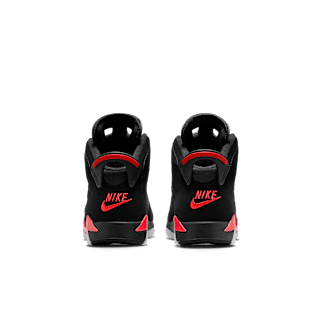 Little Kids' Jordan 6 Retro 'Infrared Salesman' Black and Light Crimson Release Date