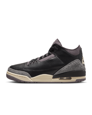 Women's Air Jordan 3 x A Ma Maniére 'Black and Flat Pewter' Release Date