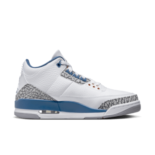 วันเปิดตัว Air Jordan 3 "White and True Blue" (CT8532-148)