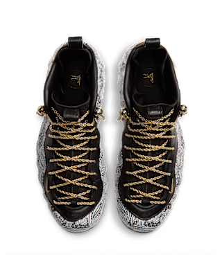 Air Foamposite One x Victor Solomon 'Black and Metallic Gold' (IR2077-001) Release Date