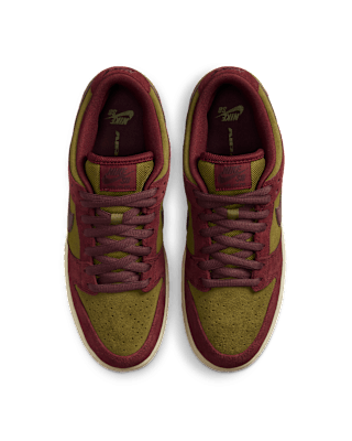 Nike SB Dunk Low Pro 'Dark Team Red and Olive Flak' (HQ1625-600) Release Date 