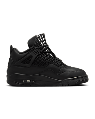 Fecha de lanzamiento de los Air Jordan 4 Net "Black" para mujer (FN7251-001) 