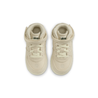 Nike x Stüssy Force 1 Mid 幼童鞋款 'Fossil' (DN4159-200) 發售日期