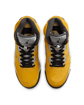 Fecha de lanzamiento de los Air Jordan 5 "Varsity Maize and Wolf Grey" (IO3372-700) 