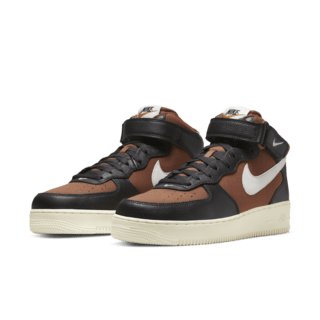 Fecha de lanzamiento del Air Force 1 Mid '07 Vintage "Off-Noir and Pecan" (DQ8766-001)
